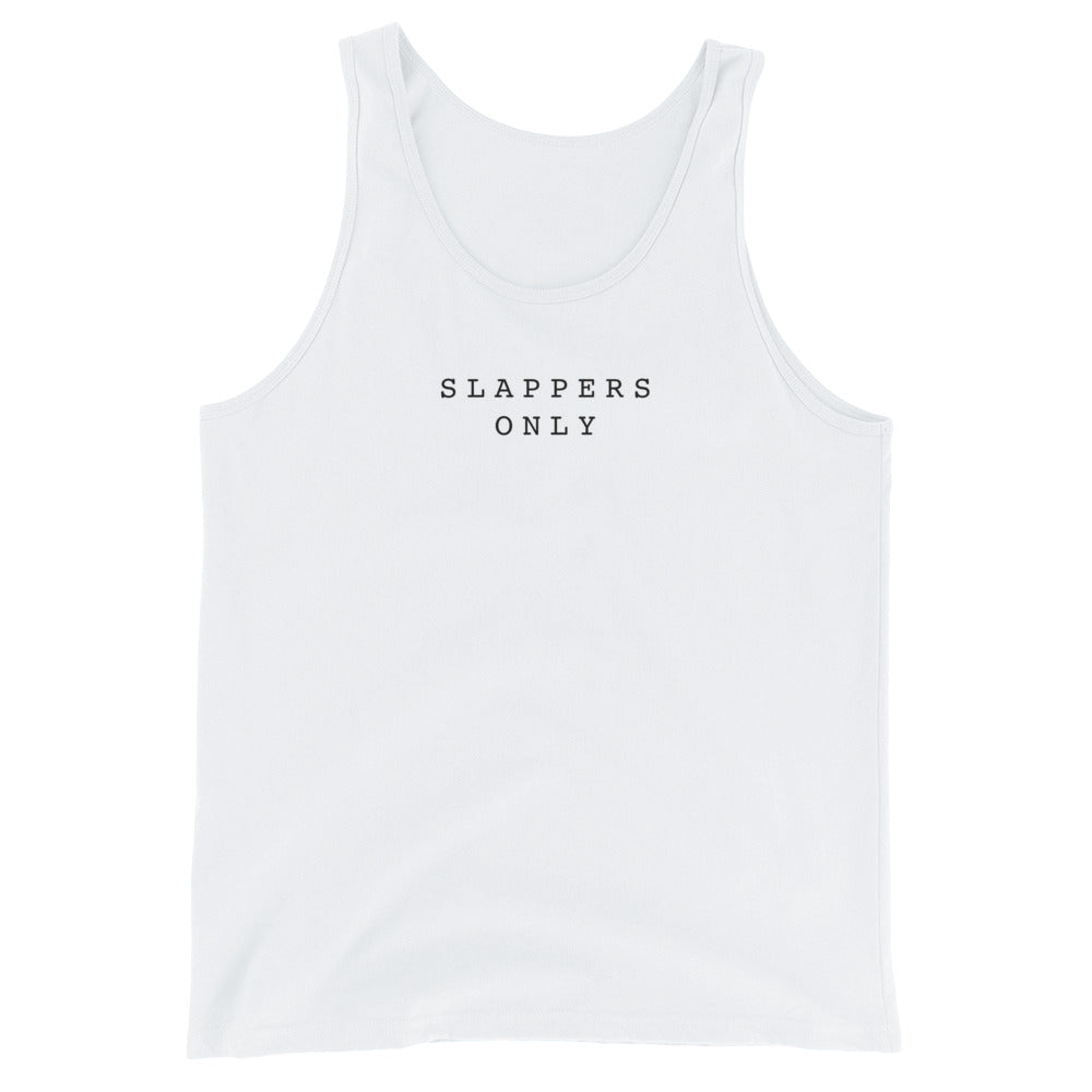 SLAPPERS ONLY TANK TOP (WHITE)